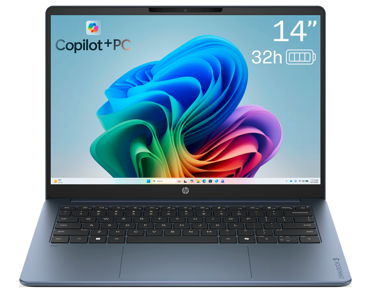 HP OmniBook 3 NG 14" AI X1/16/256/IPS Copilot+ dator