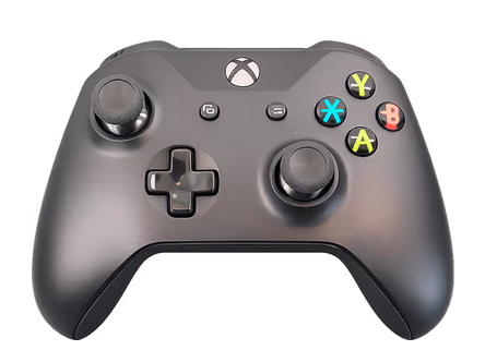 Microsoft Xbox trådlös handkontroll (svart renoverad)