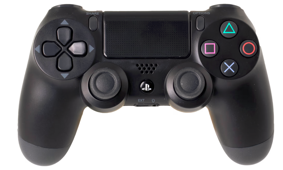 Sony PlayStation 4 DualShock trådlös handkontroll (svart förnyad)