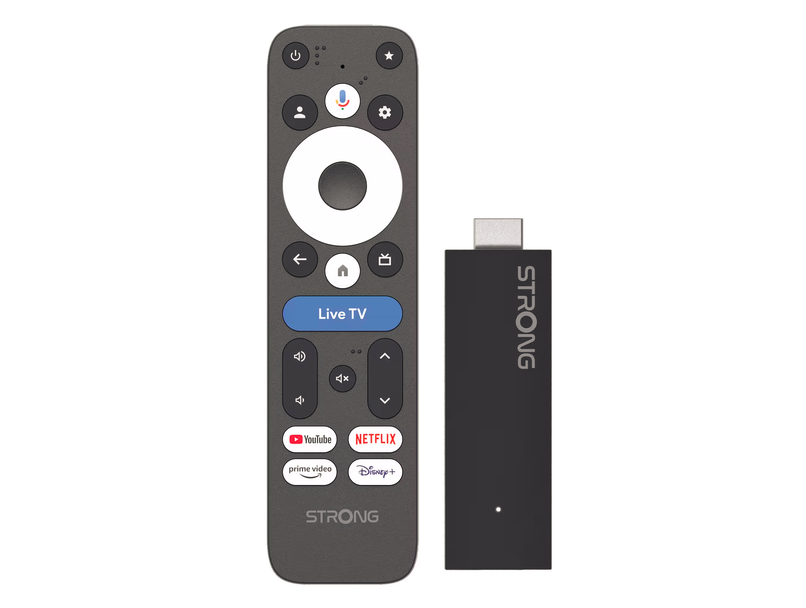 Strong LEAP-UNA+ Google TV Stick streamingenhet