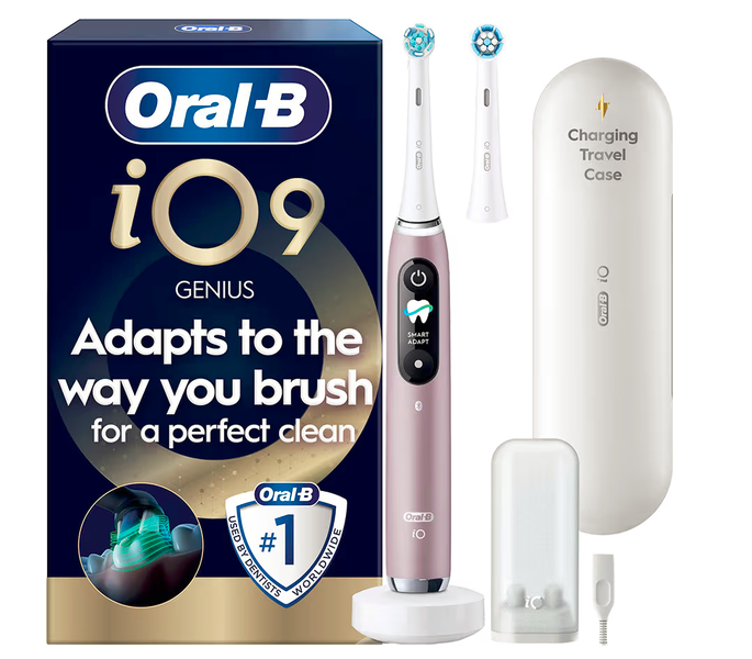 Oral-B iO9 elektrisk tandborste 067935 (Rose Quartz)