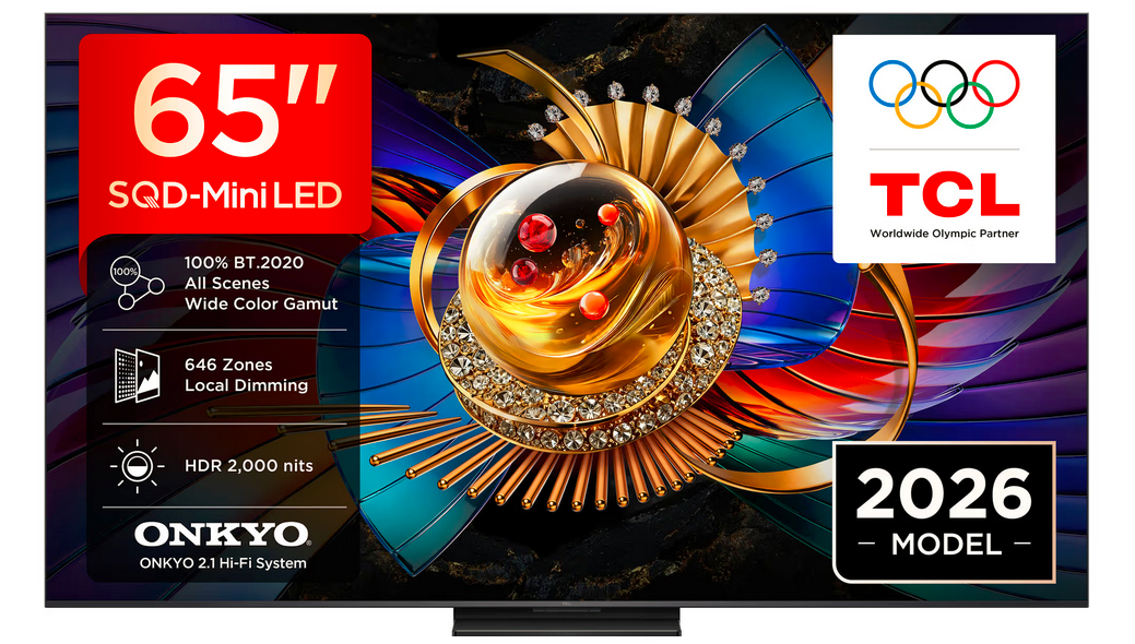 TCL 65" MSQLED80L 4K LCD TV (2026)