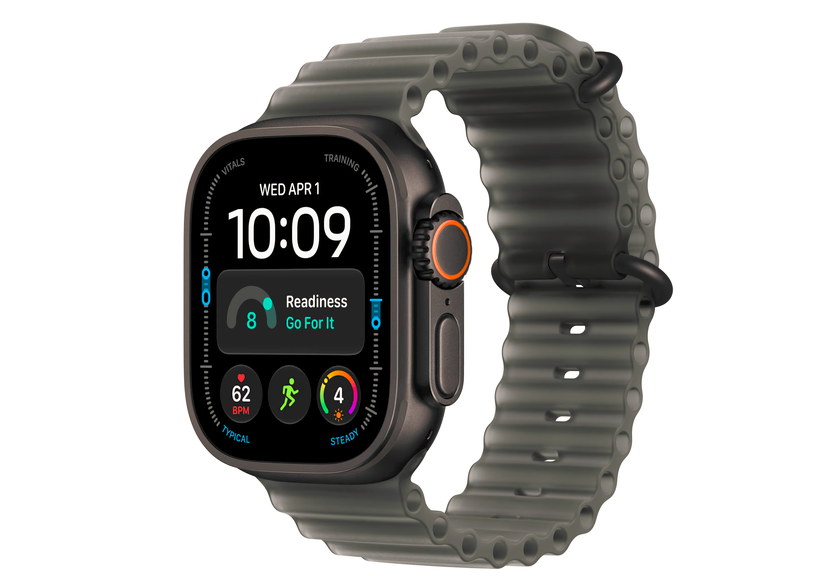 Apple Watch Ultra 4 49mm LTE (Black Titanium/Translucent Black Ocean Band)