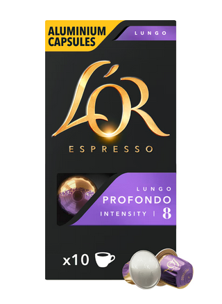 L ́OR Lungo 8 Profondo kaffekapslar 4028594