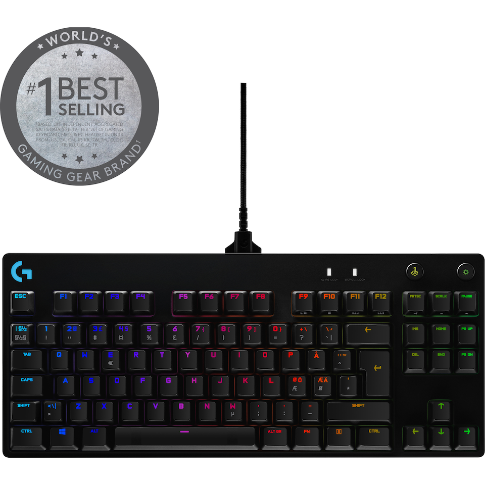 Logitech G Pro gaming keyboard (Nordic layout)
