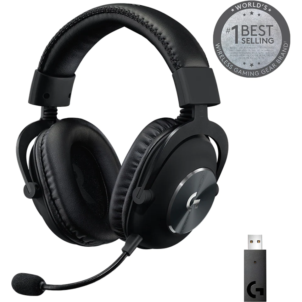 Logitech G Pro X Lightspeed trådlöst gamingheadset