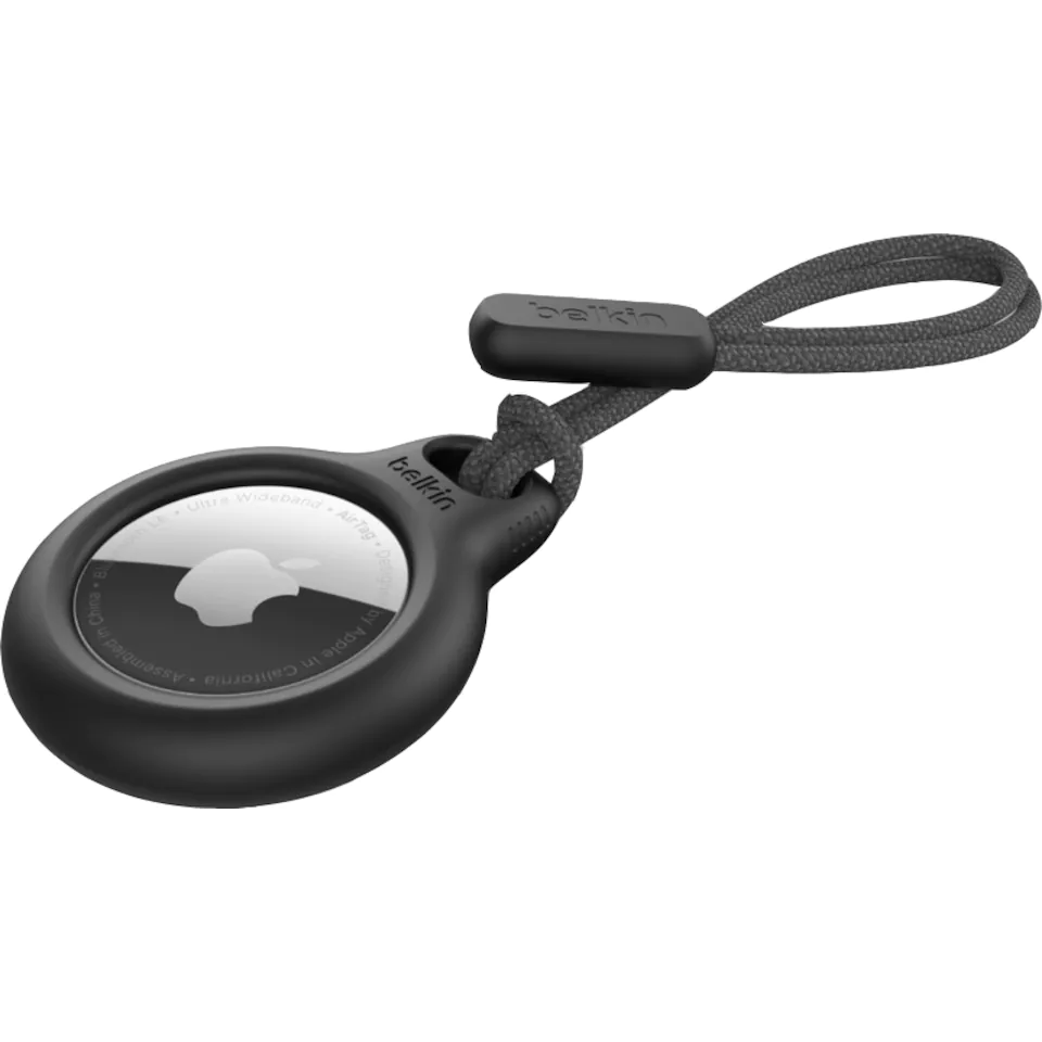 Belkin AirTag säker hållare med rem (svart)