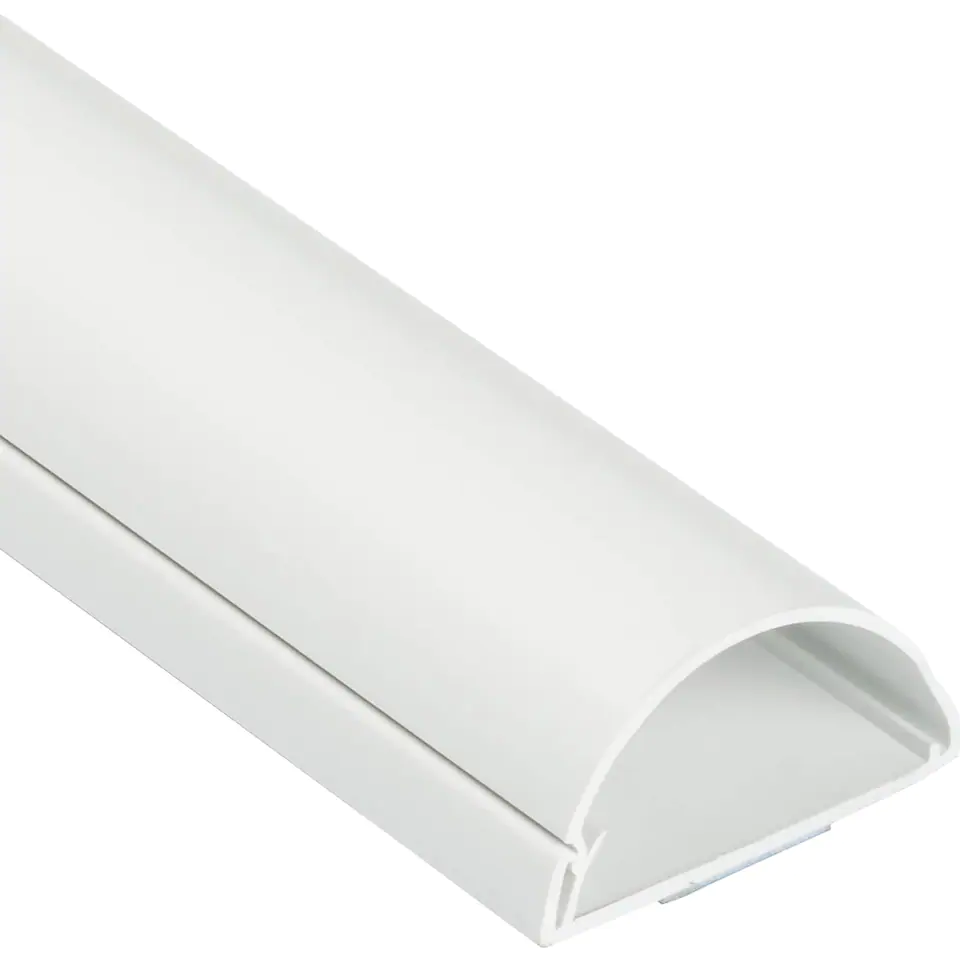 D-Line halvrunt kabelskydd 1m (vit)