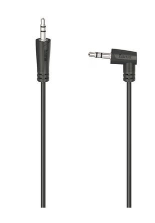Hama Audio 3.5mm till 3.5mm vinklad kabel 1.5m