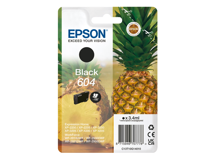 Epson 604 bläckpatron (svart)