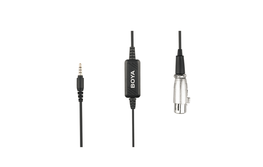 BOYA Mikrofonadapter BY-BCA6 XLR-3,5mm TRRS