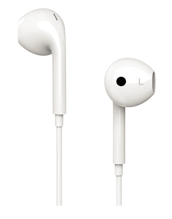 Unisynk USB-C in-ear-hörlurar (vita)