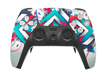 King PS5 trådlös handkontroll modell 3 (modern graffite)