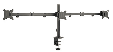 Essentials Tripple Static monitorarm (svart)