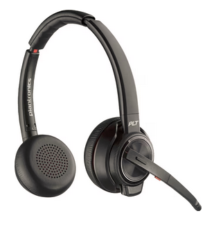 HP Poly Savi 8220 UC MS Teams headset med bas