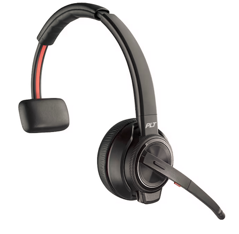 HP Poly Savi 8210 UC MS Teams headset med bas