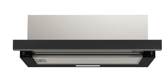 Ecotronic Utdragbar Köksfläkt EPO605B (svart 60cm)