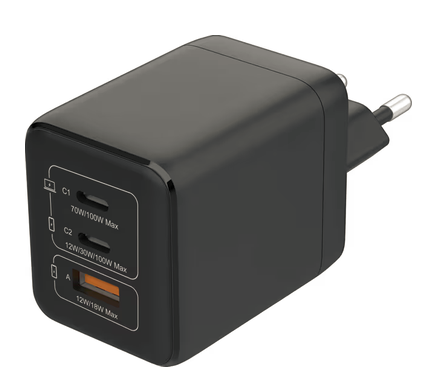 Logik 100W multiport GaN-laddare