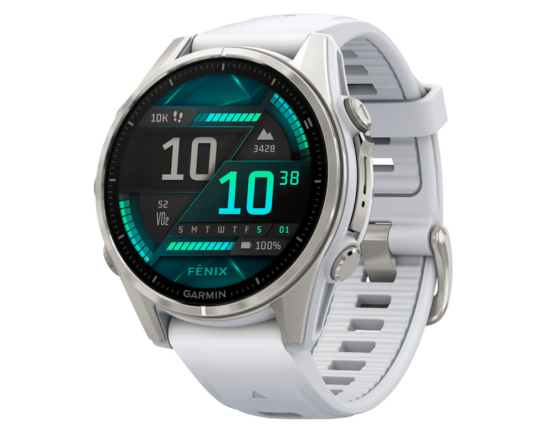 Garmin Fenix 8 smartwatch 43 mm (vit sten)