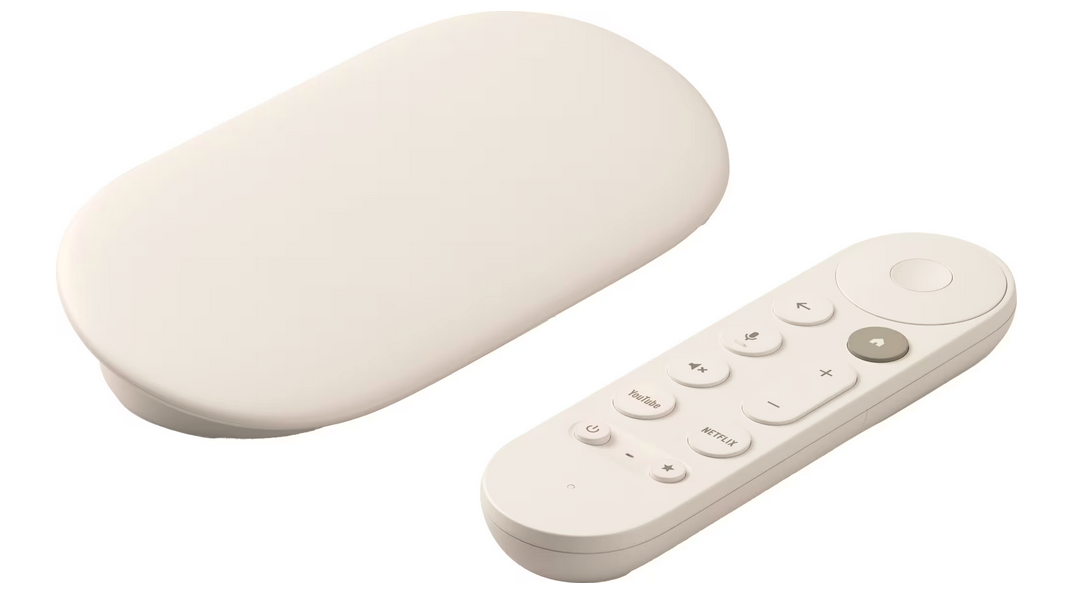 Google TV Streamer (4k) och Google TV Streamer Voice Remote
