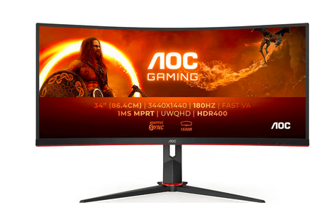 AOC CU34G2XP 34/QHD/VA/180Hz/1ms