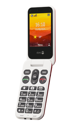 Doro Leva L31 mobiltelefon (röd)
