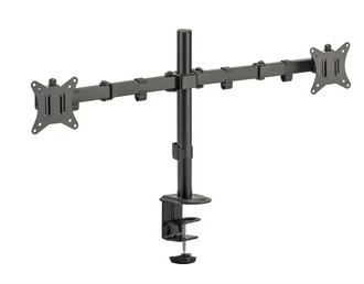Essentials Dual Static monitorarmar (svarta)