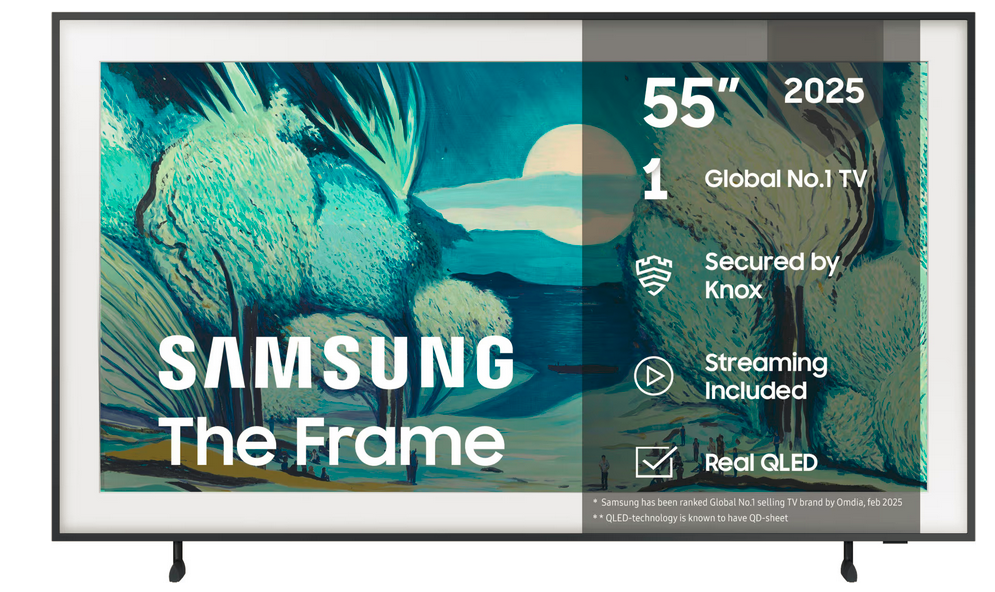 Samsung 55” The Frame 4K QLED Smart TV (2025)