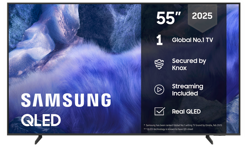 Samsung 55” QEF1 4K QLED Smart TV (2025)