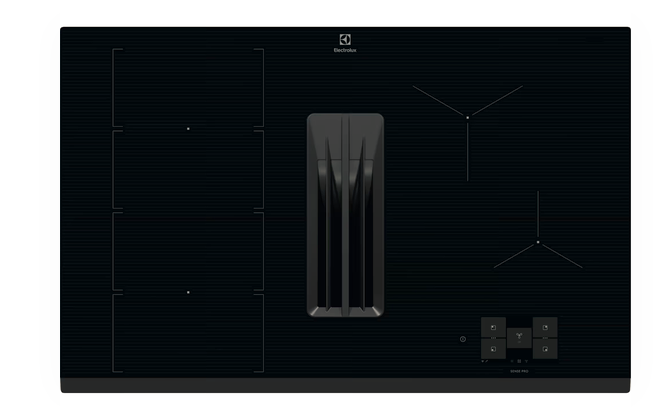 Electrolux 900 Induktionshäll med fläkt HHHX890PMC (80cm)