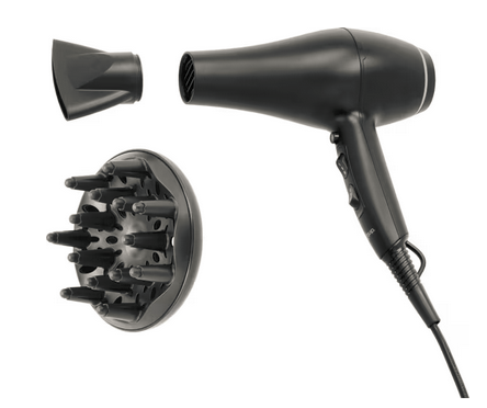 Equip hårtork (mattsvart)