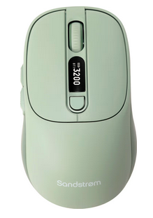 Sandstrøm Dual Mode trådlös mus (grön)