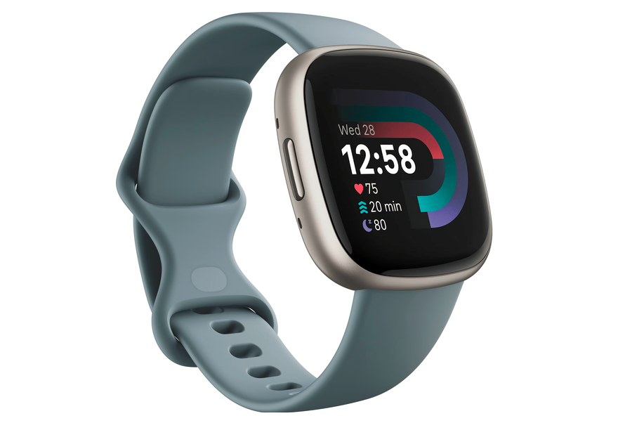 Fitbit Versa 4 smartwatch (blå/platinum)
