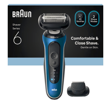 Braun Series 6 rakapparat 62-B1200s (blå)
