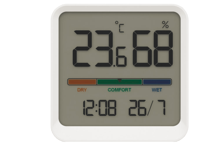 Apt hygrometer och termometer (vit)
