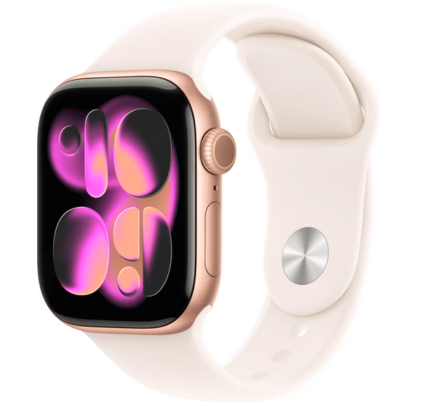 Apple Watch S11 42mm GPS (Rose Gold Aluminium/Light Blush Sport Band) S/M