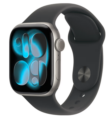 Apple Watch S11 42mm GPS (Space Gray Aluminium/ Black Sport Band) S/M