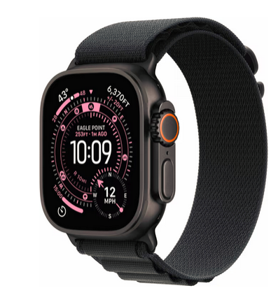 Apple Watch Ultra 3 49mm (Black Titanium/Black Alpine Loop) M