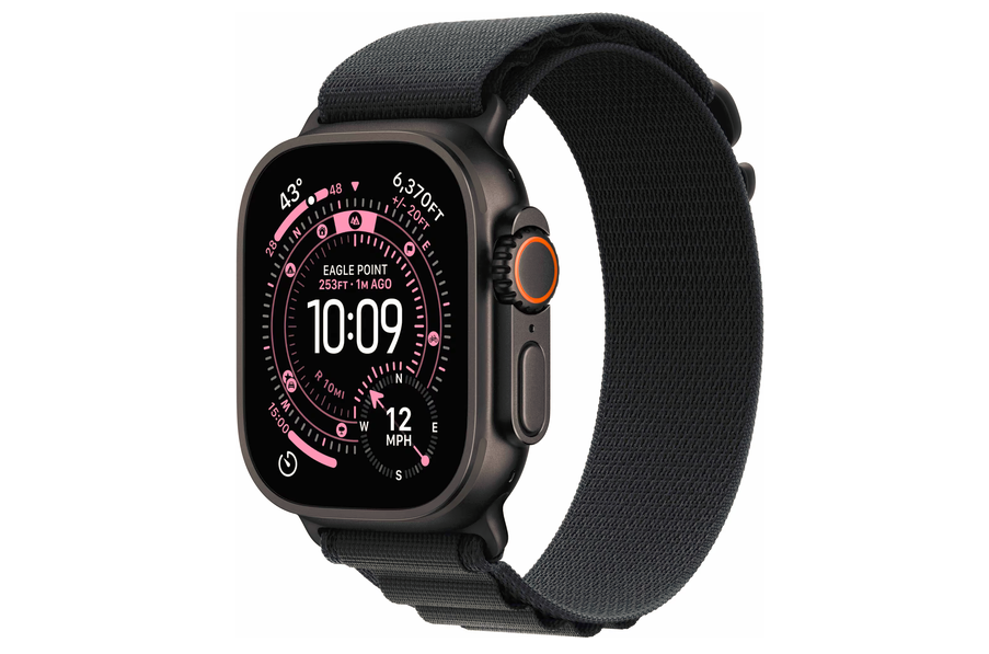 Apple Watch Ultra 3 49mm (Black Titanium/Black Alpine Loop) M