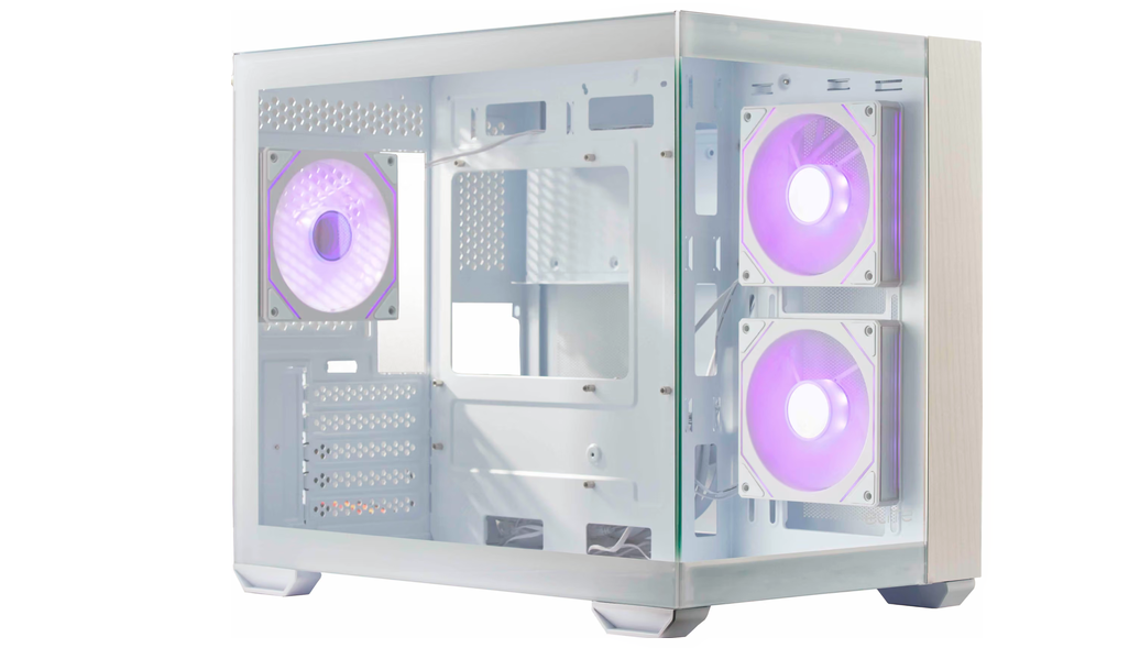 Cooler Master Elite 481 PC-chassi trä (vitt)