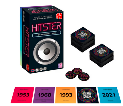 Jumbo Hitster Original Norska Soundtracks kortspel