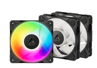 Arctic P12 Pro ARGB fläkt (3-pack, svart)