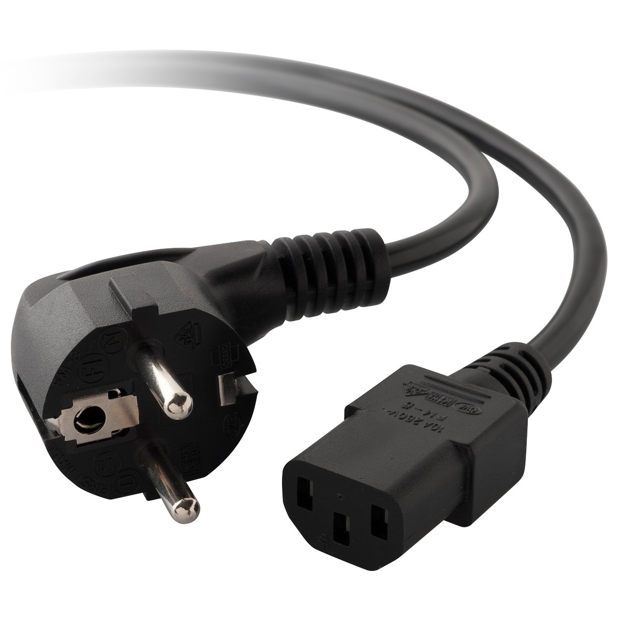 Belkin C13 IEC strömkabel (1.8 m)