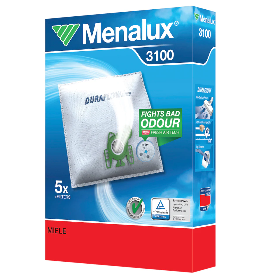 Menalux dammsugarpåsar 3100 (5 st)