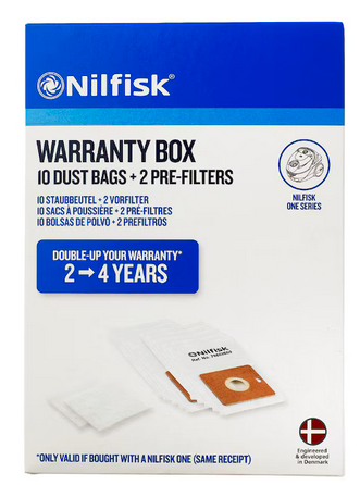 NILFISK VACUUM BAGS 2PK