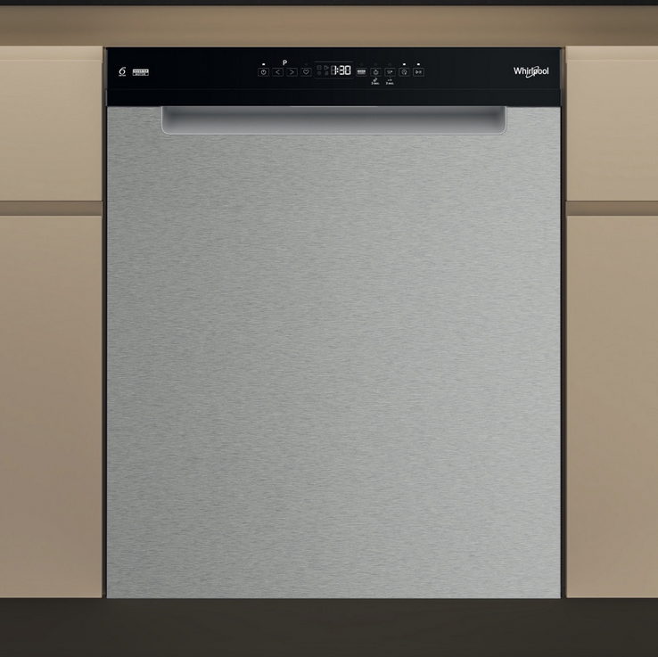 Whirlpool diskmaskin W7UHP33X Rostfri